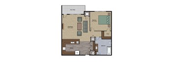 1 Bedroom Unit K