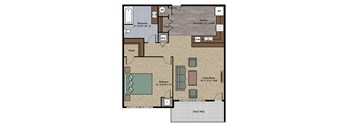 1 Bedroom - Unit L