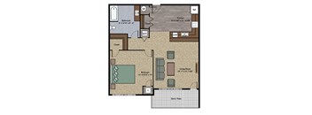 1 Bedroom Unit L