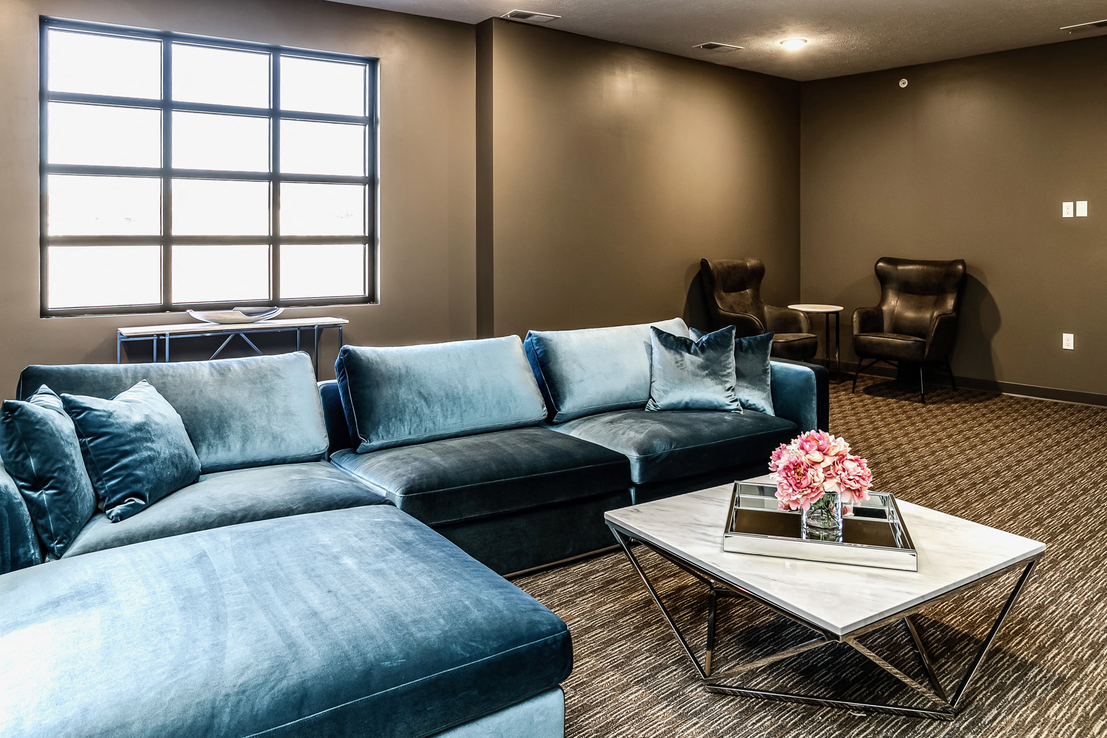 Viewing Room at The Apartments at Lux 96 in Papillion, NE