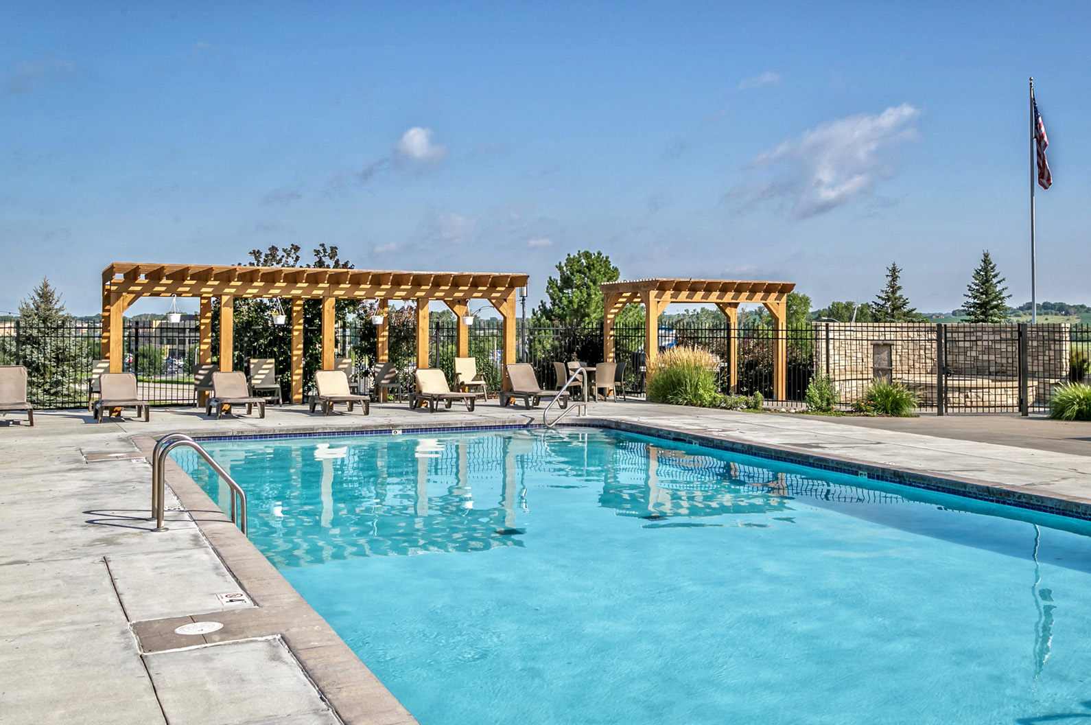 Poolside Entertainment Area at Vue, The, Nebraska