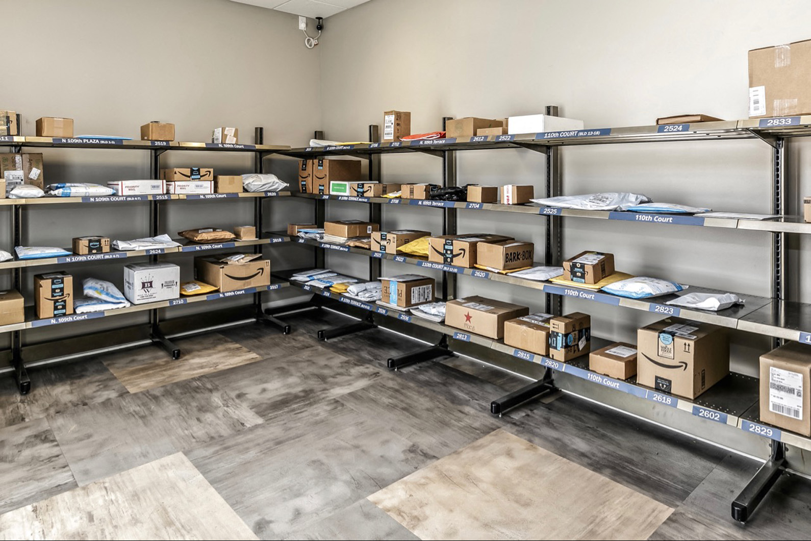 Package receiving at Whispering Hills Apartments, Omaha NE