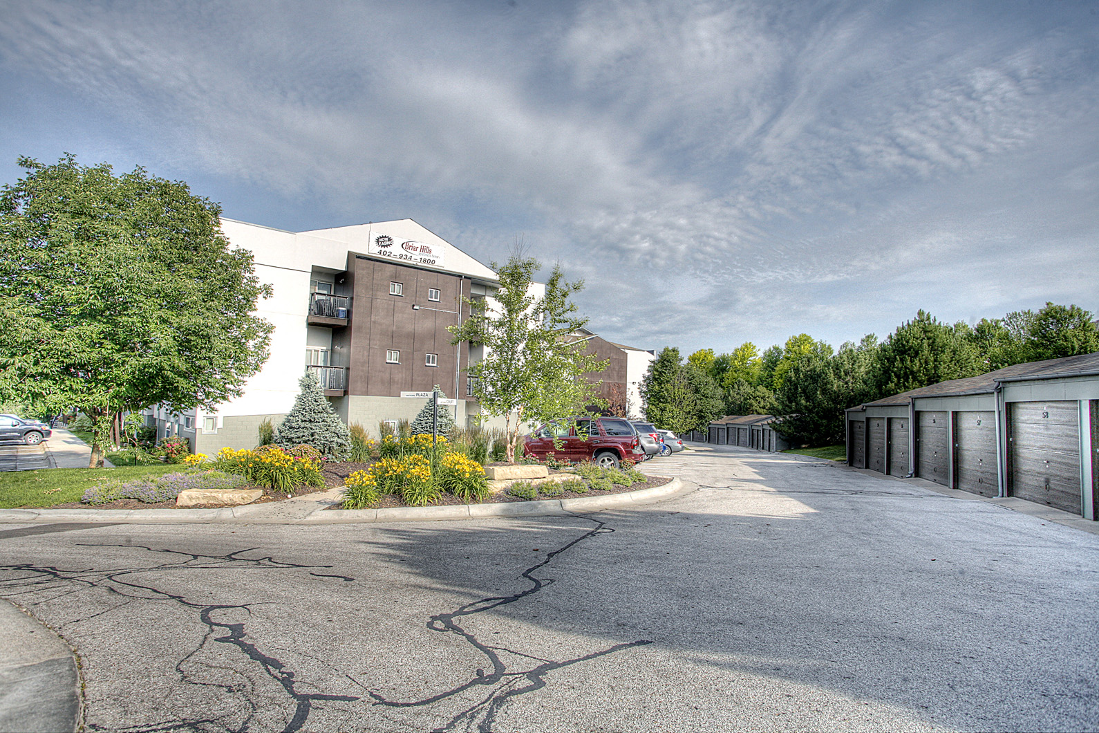Private Garages with Openers at Briar Hills, Omaha, NE