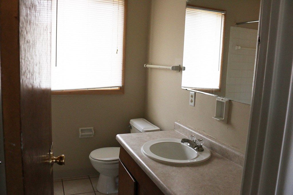 a small bathroom with a sink and a toilet