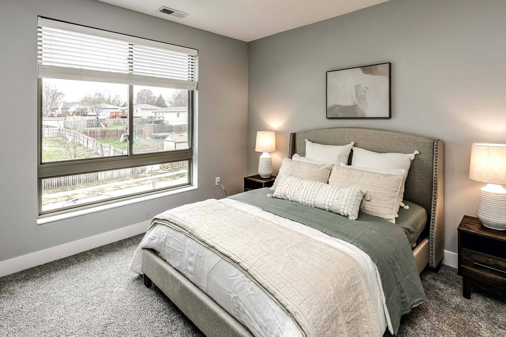 Brand-new studio, one, two and three bedroom apartments homes Large open floor plans with high ceilings at Echo Park Apartments in Omaha, NE