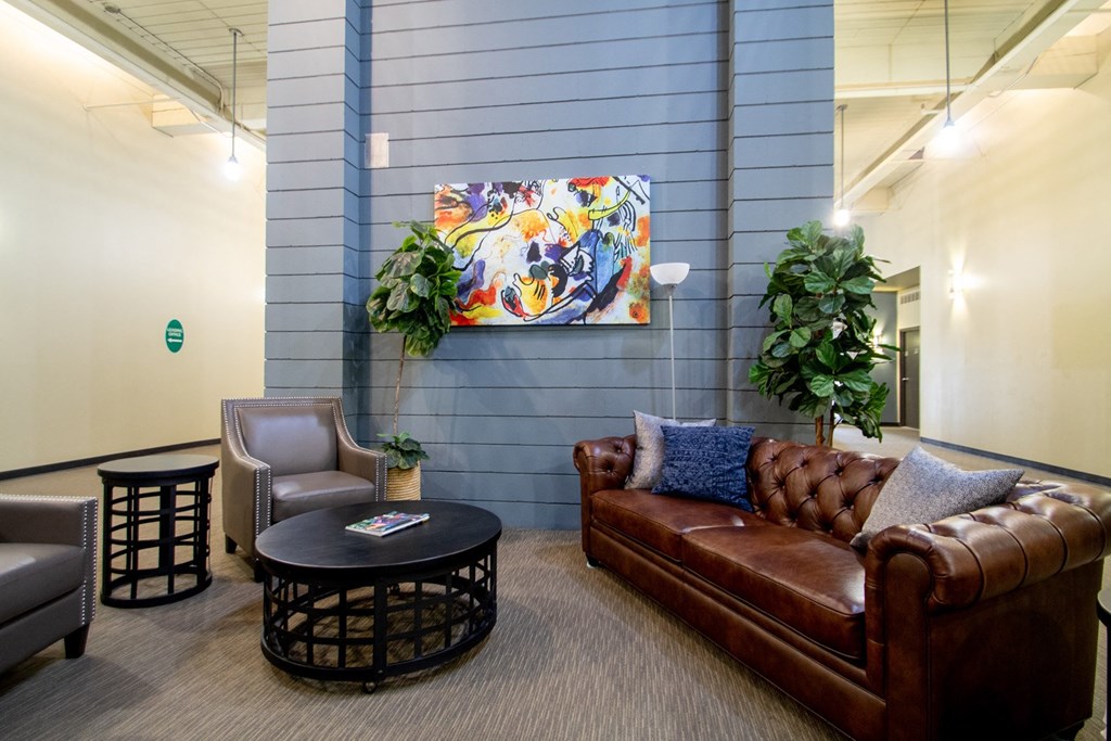 Community Room at The Greenhouse Apartments in Omaha, NE