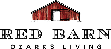 the logo for red barn oars live