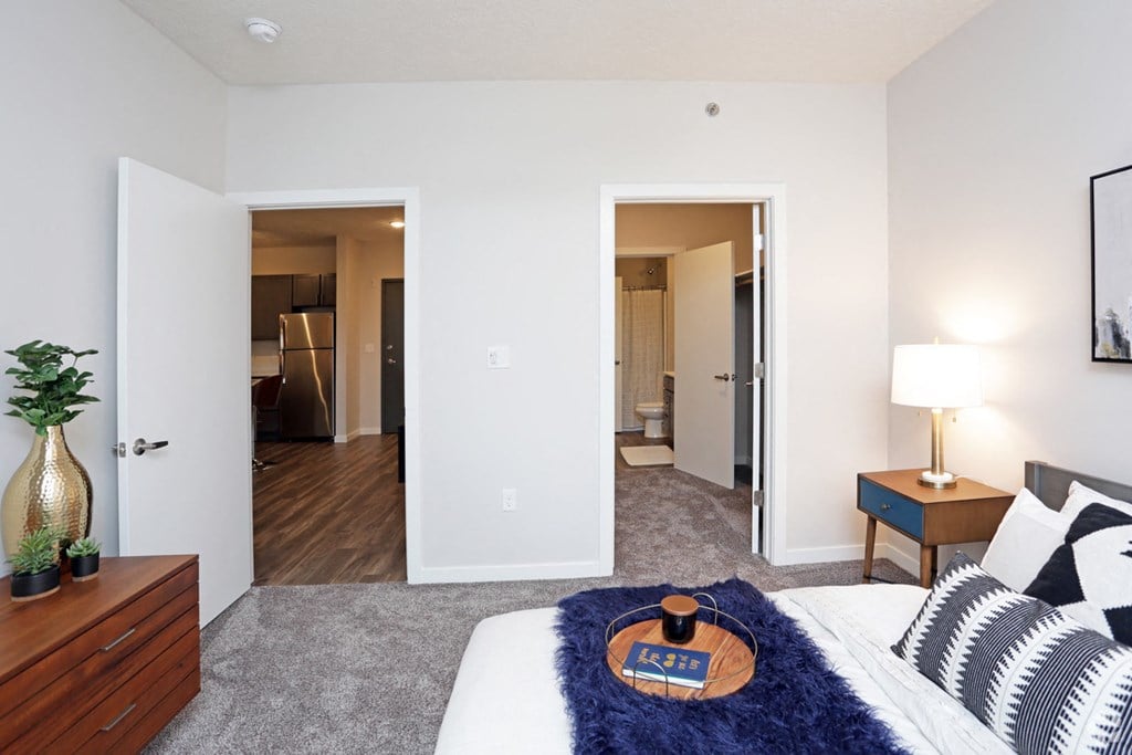 Bedroom at Square at 48 in Lincoln, NE