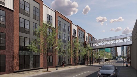 Building Exterior View at The Standard Apartments, Allentown, Pennsylvania