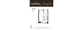 Floor Plan A2.1-M at The Marquis, Easton, 18042