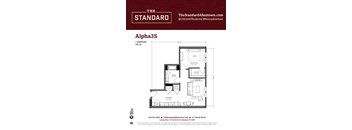 Alpha3S Floor Plan at The Standard Apartments, Allentown