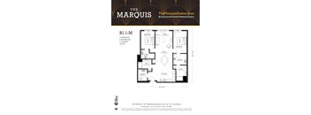 Floor Plan B1.1-M at The Marquis, Easton, 18042