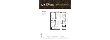 Floor Plan B1-M at The Marquis, Easton, Pennsylvania