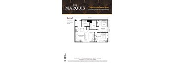 Floor Plan B4-M at The Marquis, Pennsylvania