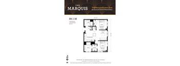 Floor Plan B9-1.M at The Marquis, Easton