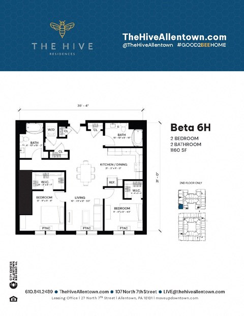 107 N 7th Street Studio-2 Beds Apartment for Rent - Photo Gallery 36