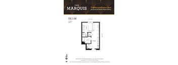 Floor Plan D2.1-M at The Marquis, Easton, Pennsylvania