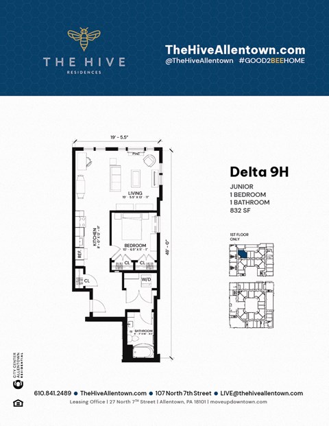 107 N 7th Street Studio-2 Beds Apartment for Rent - Photo Gallery 29