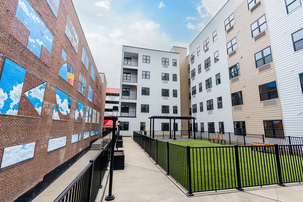 Dog park at The Gallery Apartment Homes Apartments, Allentown, Pennsylvania
