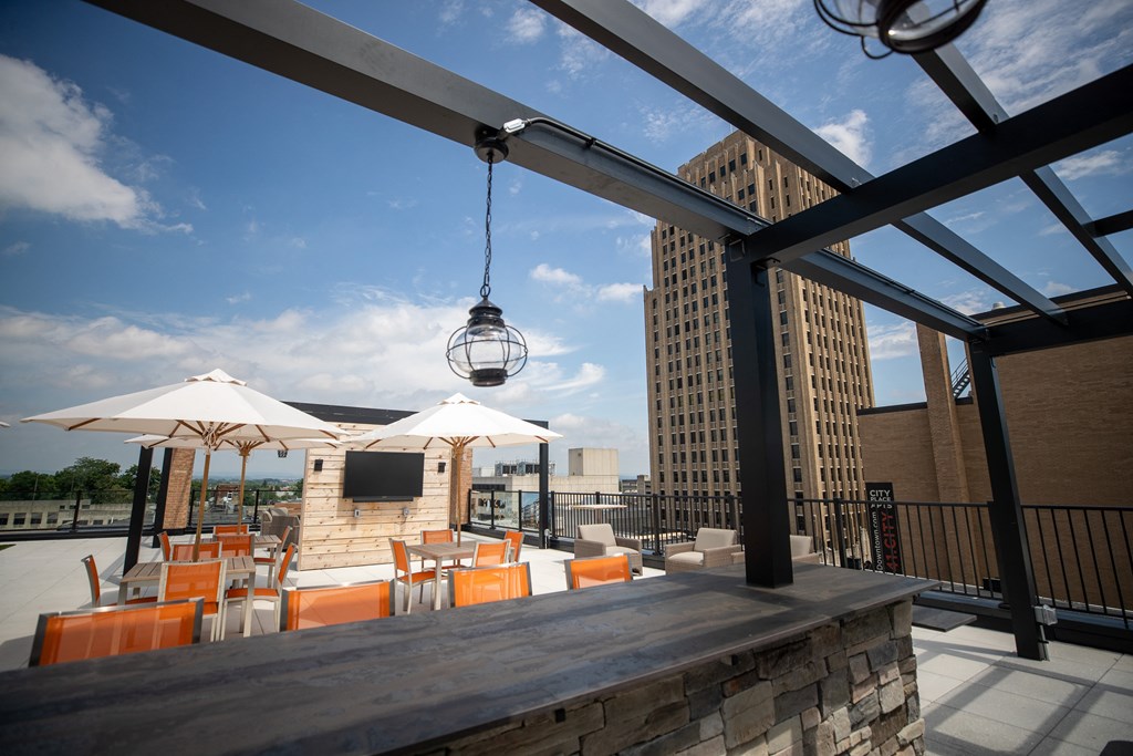 Gallery Rooftop at The Gallery Apartment Homes Apartments, Allentown, PA, 18101