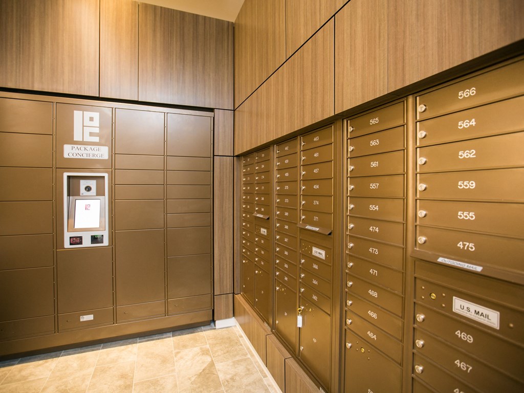 the lockers in the womens locker room are made of wood and stainless steel