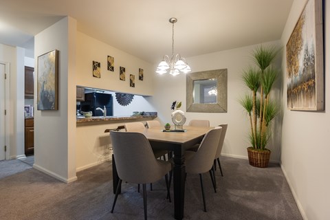 Dining Room at Meadows Apartments, Pennsylvania