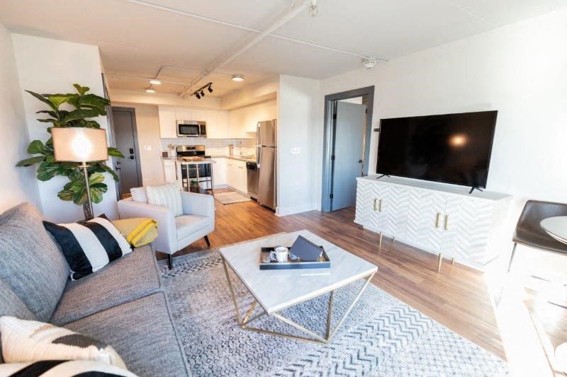 Living room area at Cityplace Apartment Homes Apartments, Allentown, Pennsylvania