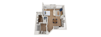 Floor plan image of S2, Studio apartment