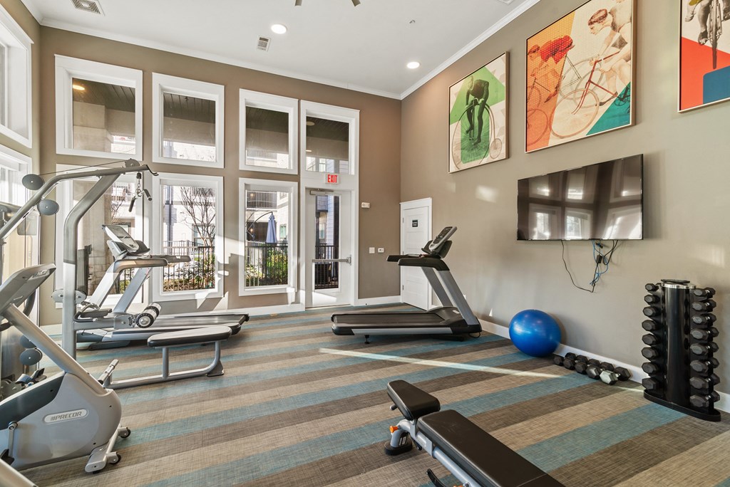 the preserve at ballantyne commons fitness room