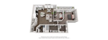 a floor plan of the villas at houston levee west apartments in cordova,