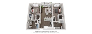 a floor plan of the villas at houston levee west apartments in cordova,