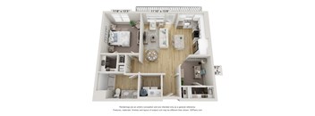bedroom floor plan | apartments in naples fl | Amberlin South Naples