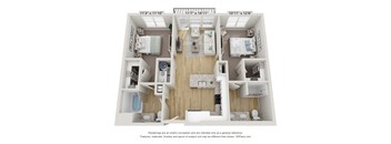 bedroom floor plan an open concept with a large closet and a balcony