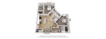 bedroom floor plan | apartments in pittsburgh pa | the alden