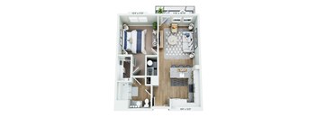 bedroom floor plan