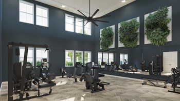 rendering of fitness center - Photo Gallery 3