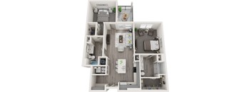 B2 floor plan in Cedar Hill Texas