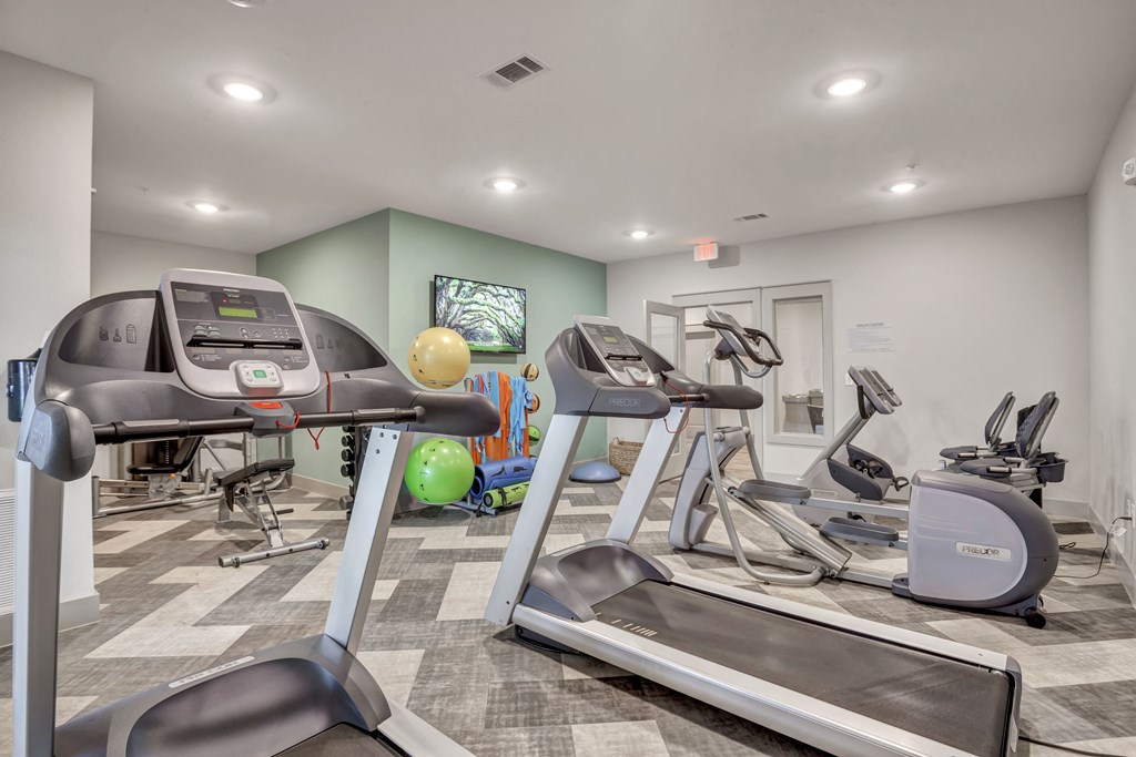 our state of the art gym equipment is available for residents to use at our apartments