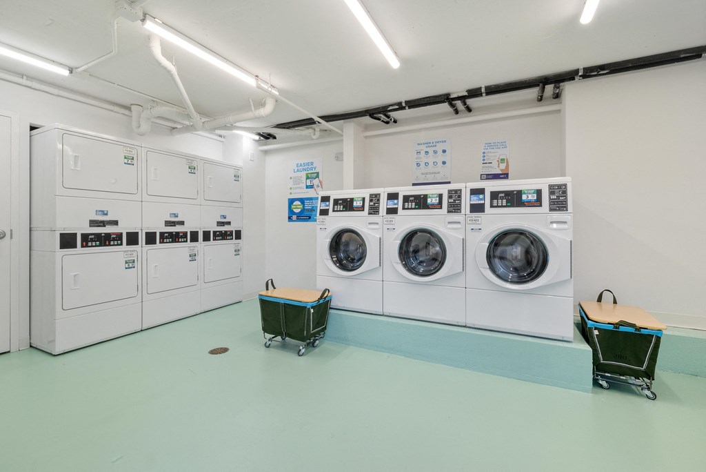 Laundry Room at The Teale Navy Yard, North Charleston, South Carolina