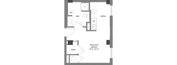 UNIT TYPE 10B at The Lady, Columbia, SC