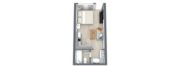Navy Yard Type A Floor Plan at The Teale Navy Yard, North Charleston, 29405