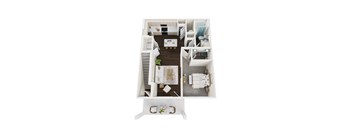 A1 Floor Plan at Pimlico Pointe, Ohio  