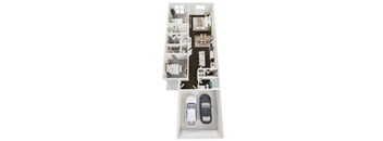 C2 Floor Plan at Pimlico Pointe, Mason, OH  