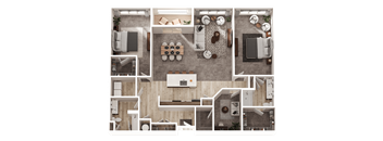 2 bed 2 bath I at The District at Deerfield Residences Apartments, Mason, 45040