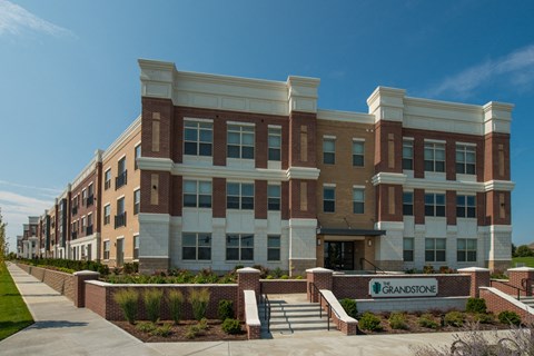 Front Exterior at The Grandstone, Mason