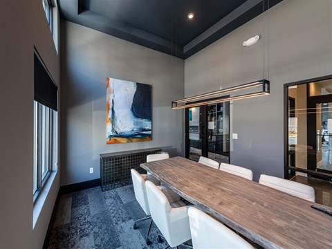 Conference Room at One Deerfield Apartments, Mason