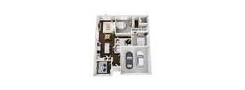 D1 Floor Plan at Pimlico Pointe, Ohio, 45040