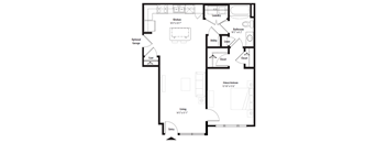 1 Bedroom (Terrace)