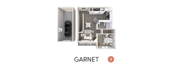 a floor plan of a 1 bedroom apartment