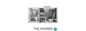 1 bedroom apartment floor plan | Apartments in Grand Rapids, MI | Gateway at Belknap Apartments